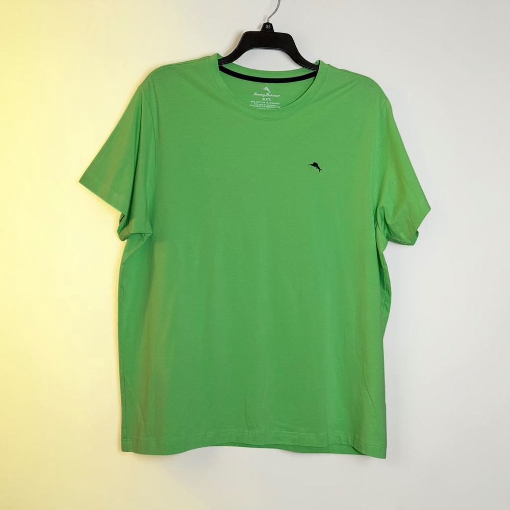 Tommy Bahama Mens XL Green Short Sleeve Marlin Logo T-Shirt TB61925T